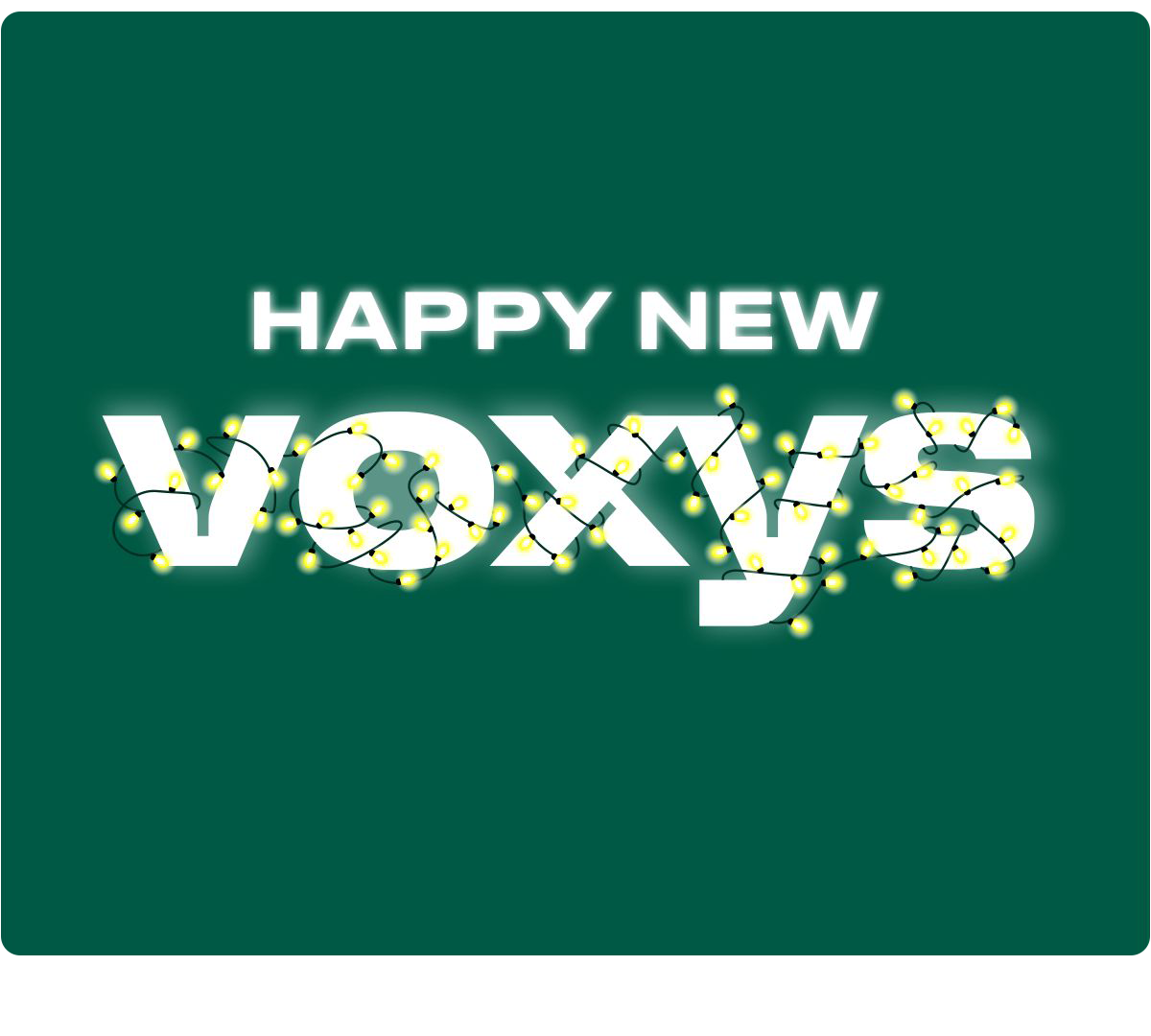 Команда VOXYS поздравляет с Новым Годом и Рождеством!